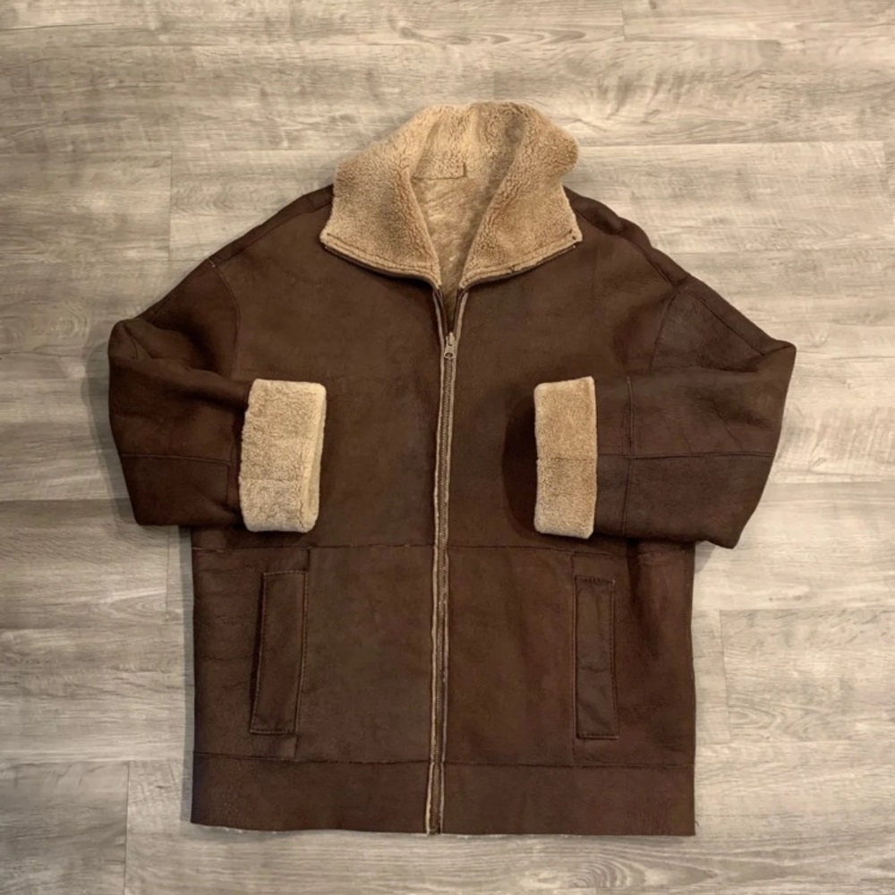 Zo Shearling Sherpa Men’s Coat Jacket M